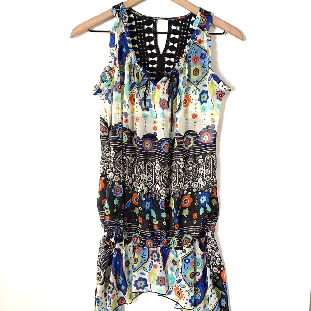 Belle du Jour pirate booty Coachella floral top
